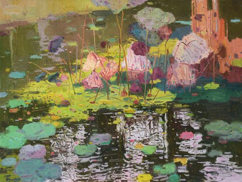 Waterlilies in pond 191 by jianzhe chon