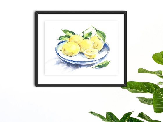 Lemons watercolor