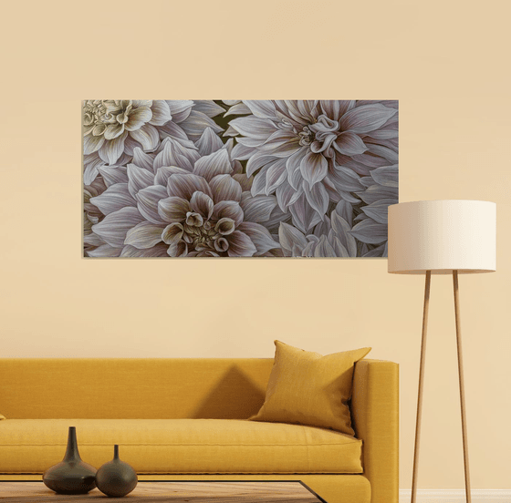 Blush Dahlia Garden