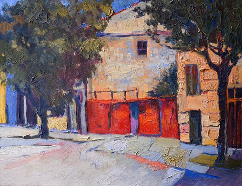 Red Gate on the Old Street by Suren Nersisyan