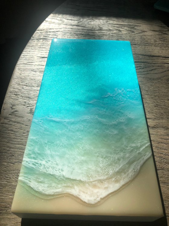 White Sand Beach #34 Seascape Ocean Lover Gift idea