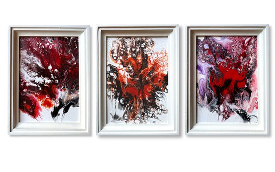 Triptych. Abstraction.