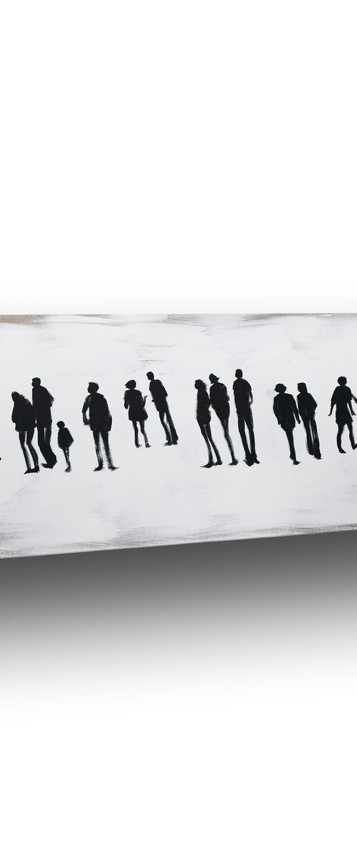 22 PEOPLE AND ONE BULLTERRIER by Inez Froehlich