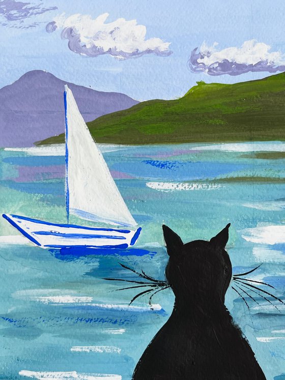 Cat Sailboat