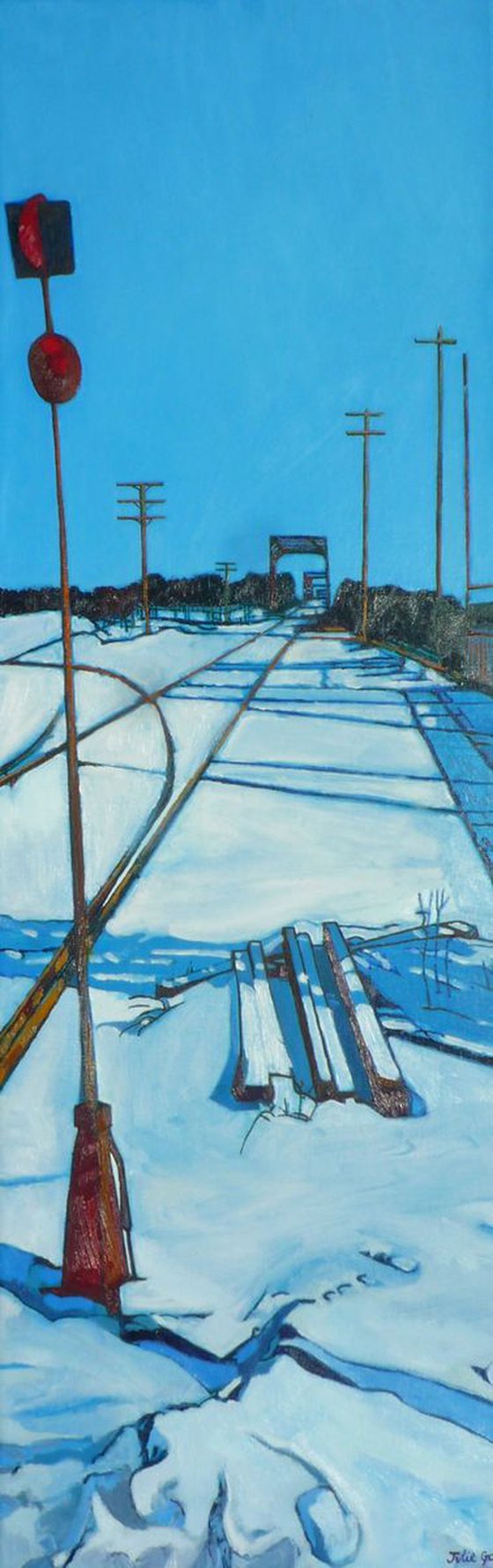 Railtracks in the Snow