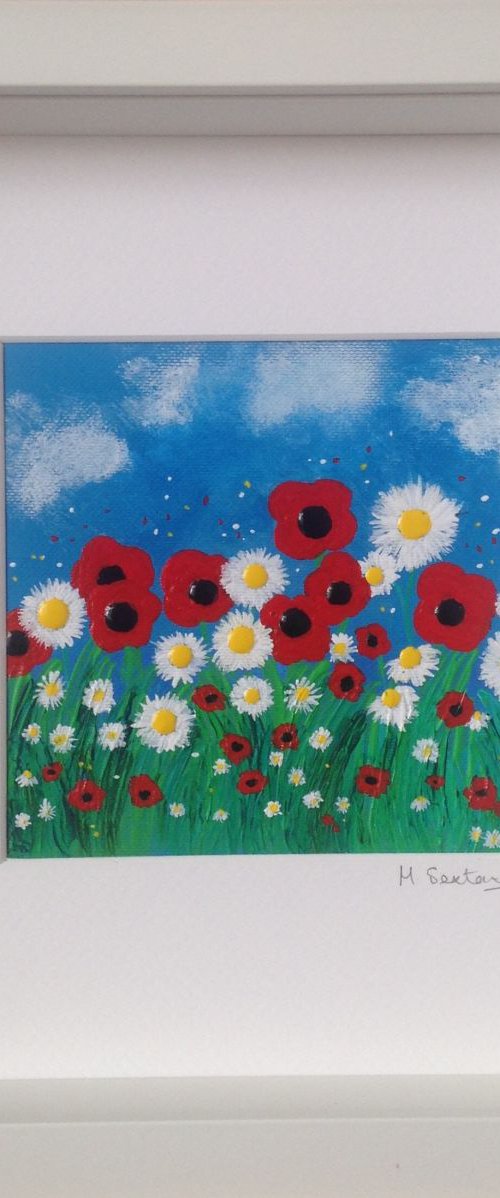 Miniature Poppies by Miki Sexton