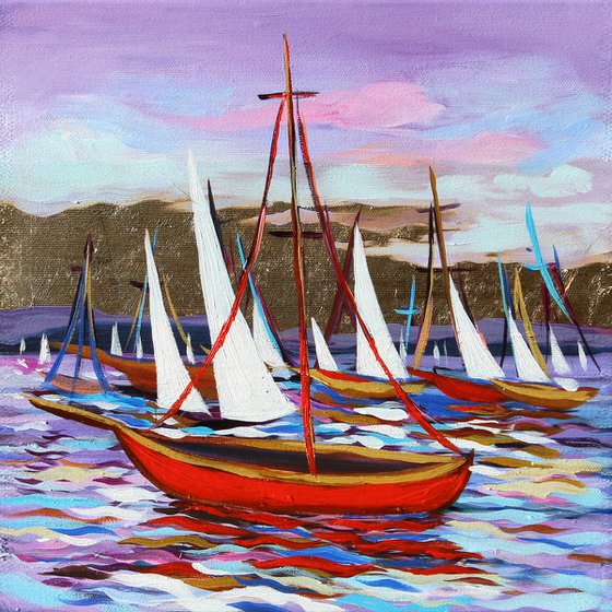 Ruddy Sailors' Sunset