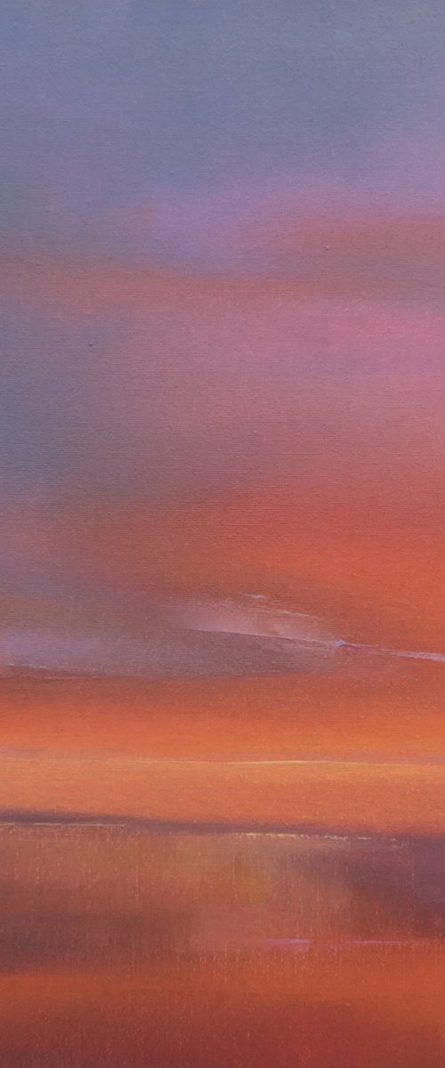 The Setting Sun Stills My Racing Mind by Howard Sills