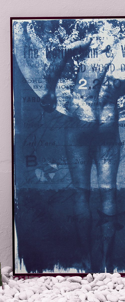 Cyanotype_04_A3_Man and moon by Manel Villalonga