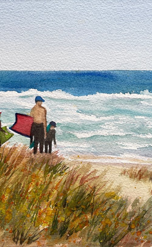 Family time at the beach by Shelly Du