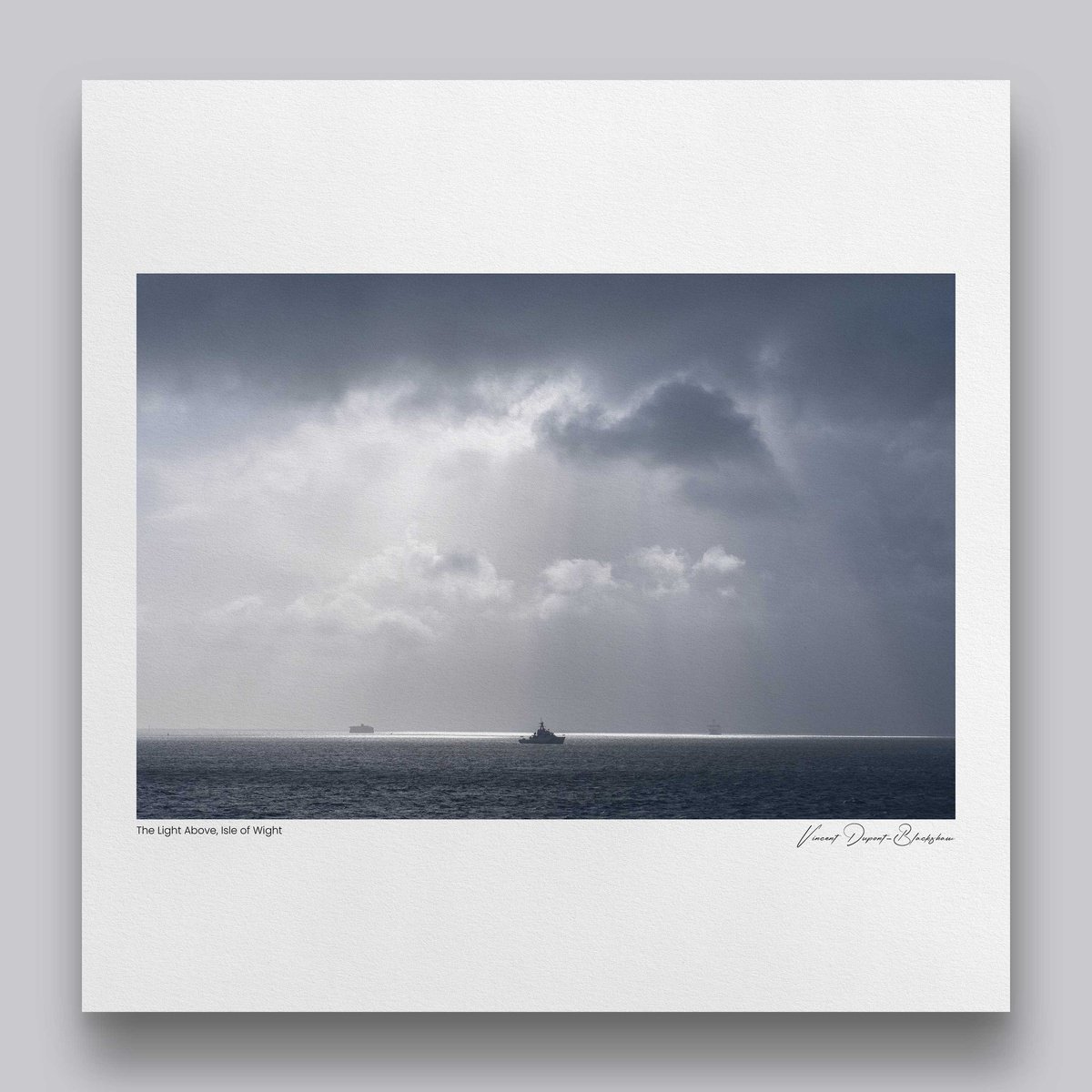 Landscape Photograph By Vincent Dupont-Blackshaw, 20 X 20", The Light Above, Original Artwork