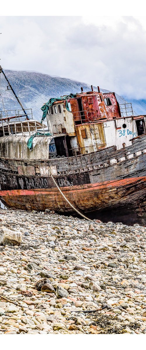 The 'Corpach Wreck' - MV Dayspring -  Caol Fort William Scotland (HDR 2) by Michael McHugh