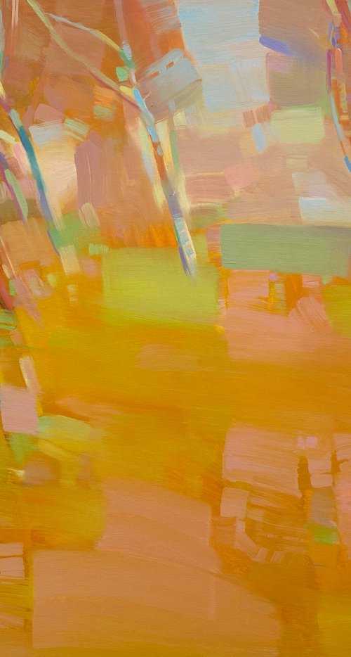 Fall, Original oil painting, Handmade artwork, One of a kind by Vahe Yeremyan