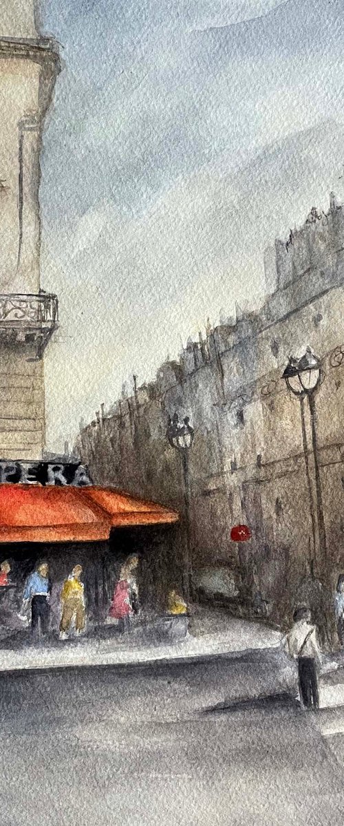 Paris Cafe Ooh La La by Rosie Brown