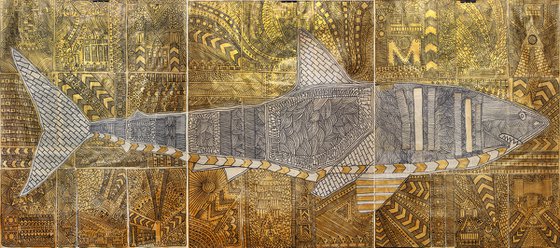 Shark (triptych)