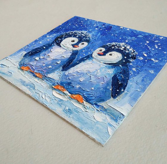 Two penguins Painting