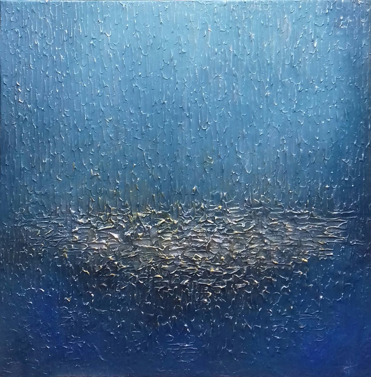 Abstract Acrylic Painting By Vanada Abstract Art, 35 X 35", Glow, Original Artwork