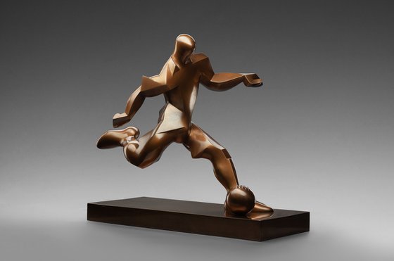 The Football Player Sculpture