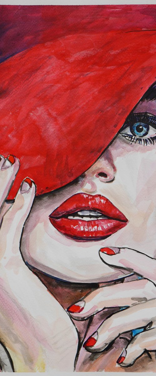 Lady in Red by Tashe