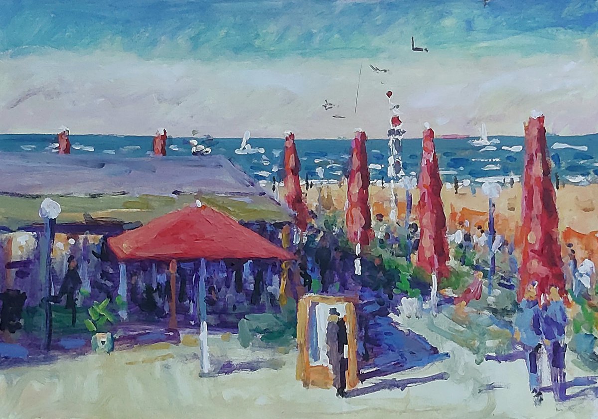 The beach cafe by Dimitris Voyiazoglou