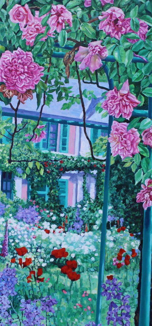 The Impressionist's Garden Roses by Zoe Elizabeth Norman