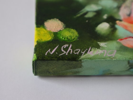 Dragonfly on Pink Rose