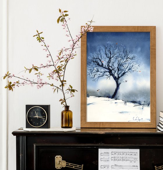 When silence meets the snow