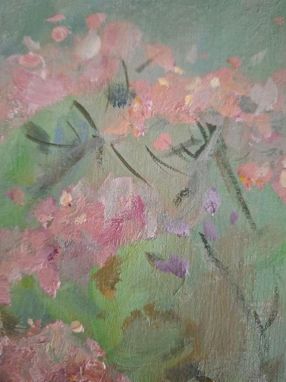 A Bird in a Blooming tree