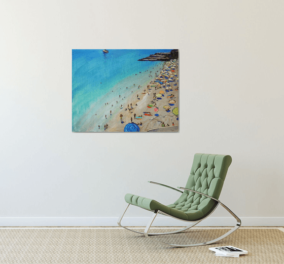 On the beach at Dubrovnik