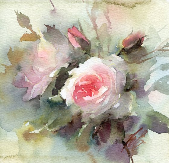 Triptych / roses set