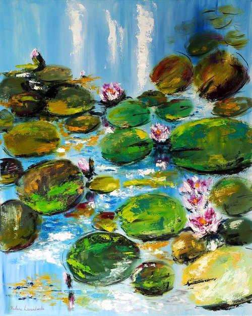 Water Lilly Pond by Ruslana Levandovska