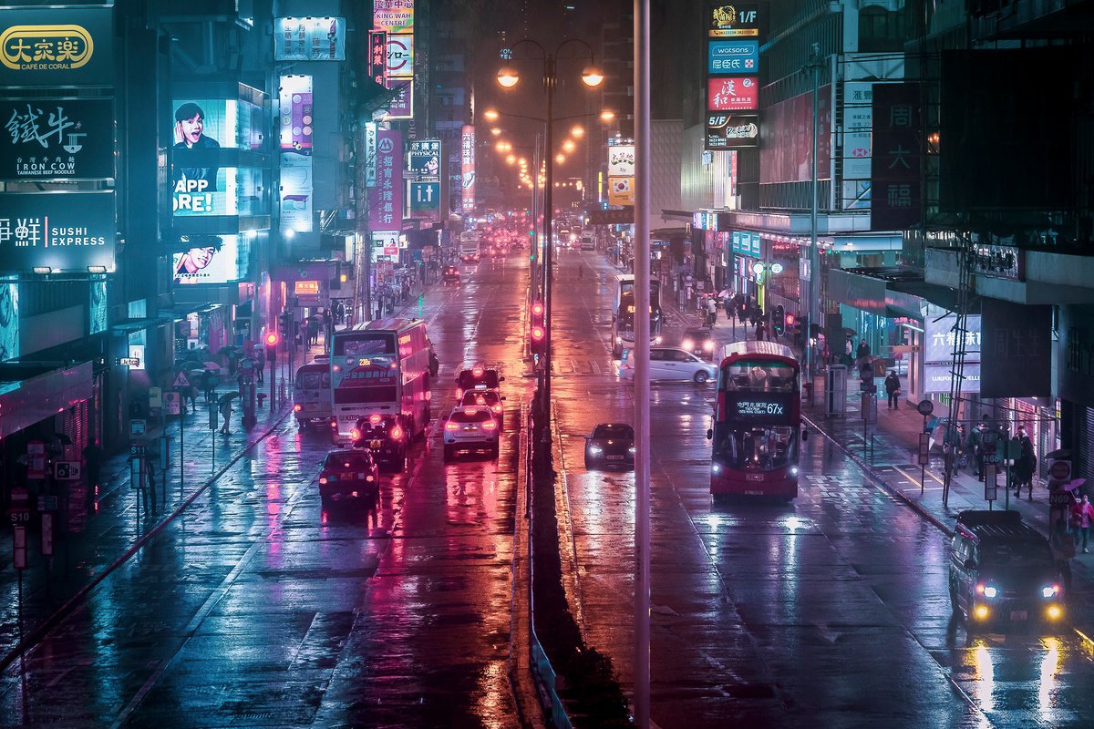 Urban And Pop Cityscapes Photograph By Sergio Capuzzimati, 24 X 16", Like Tears In The Rain#3, Original Artwork