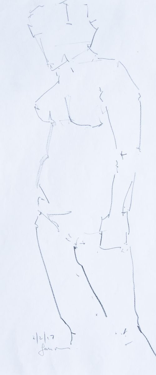 Life Drawing No 161 by Ian McKay