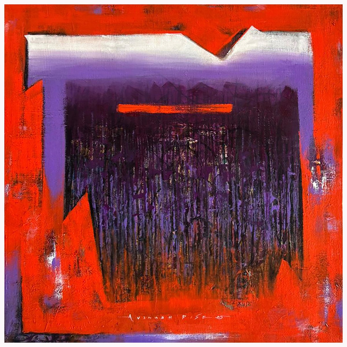 Inner Passage_30X30 2025 By Avinash Pise, 30 X 30, Artwork For Sale On Artfinder