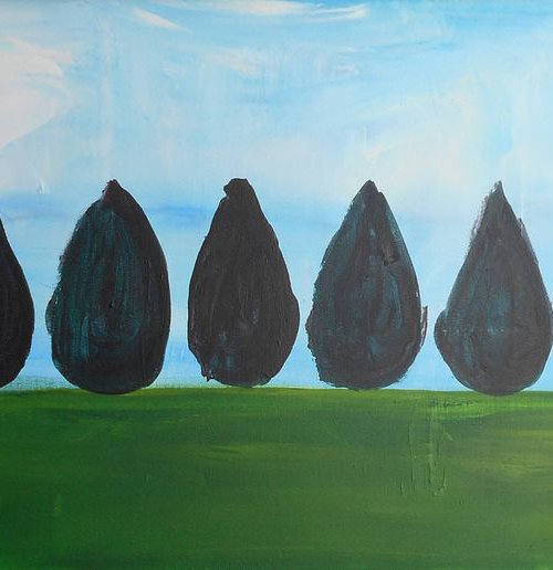 Sentinal #5 - Landscape by Eleanore Ditchburn