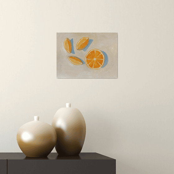 orange — modern still life