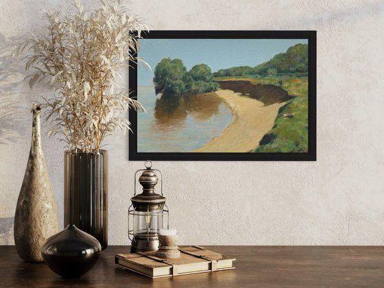 Along the shore
