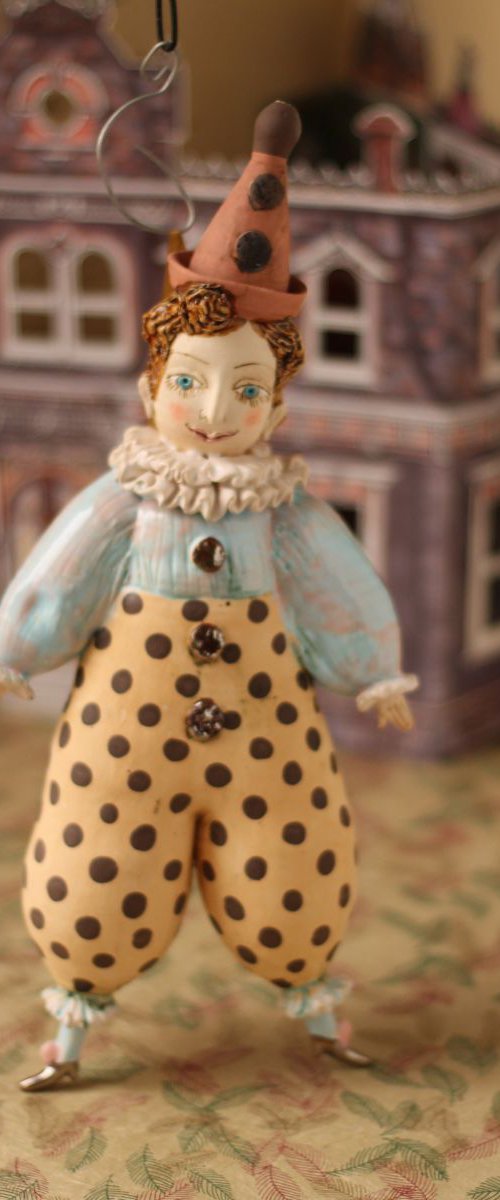 Pierrot, wall object by Elya Yalonetski by Elya Yalonetski