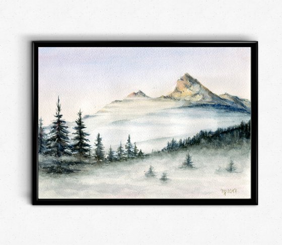 Misty mountains/Forest fog