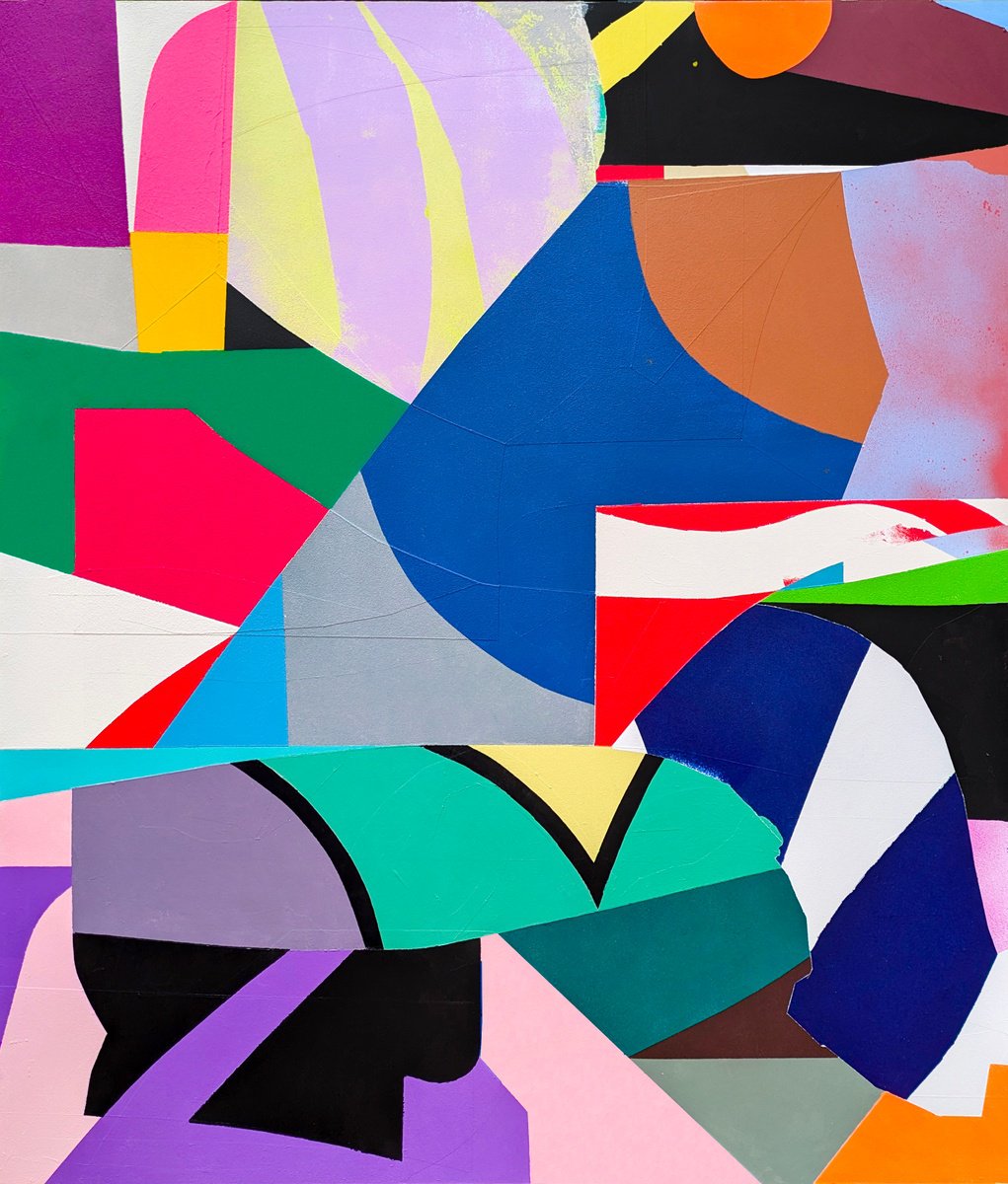  Formal Composition #5 Spectacle By Vita Banko, 41 X 48, Artwork For Sale On Artfinder