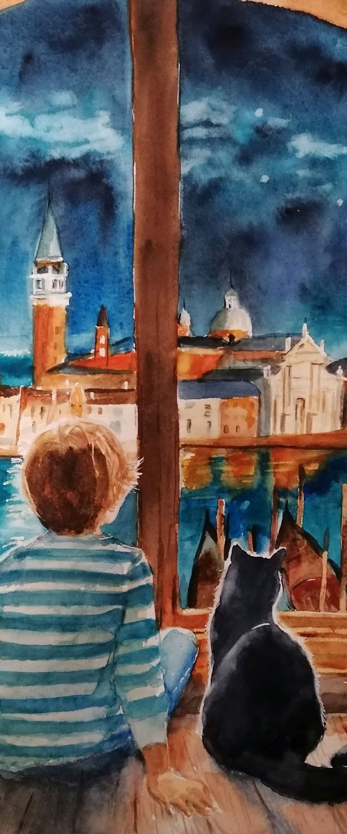 View of Venice by Martine Vinsot