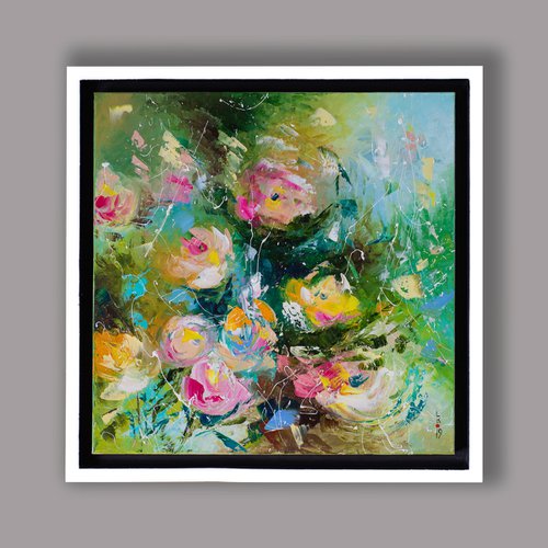 FLOWERS FANTASY(framed) by Liubov Kuptsova