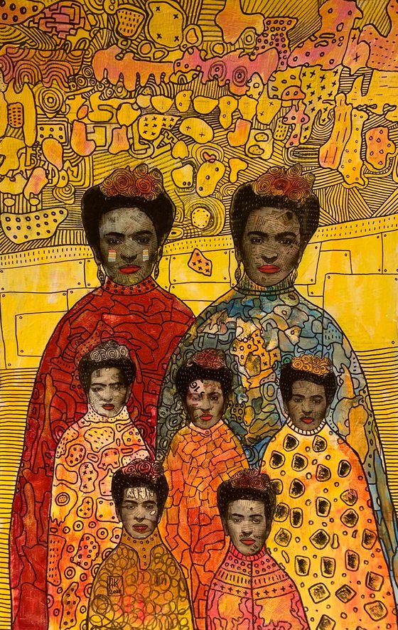 Seven sisters of Frida Kahlo.