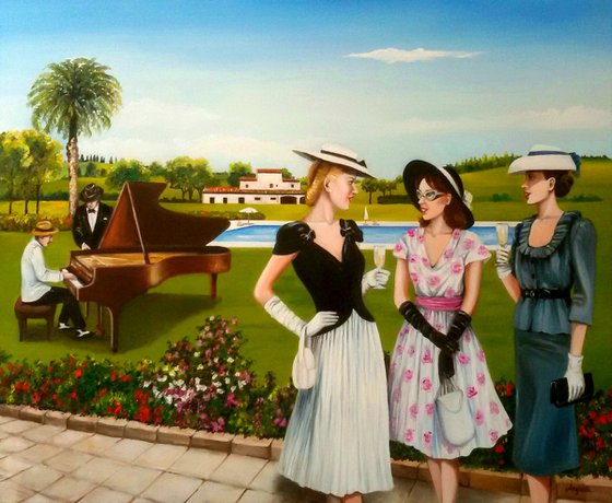 Party- landscape - realism - portrait - arredo art