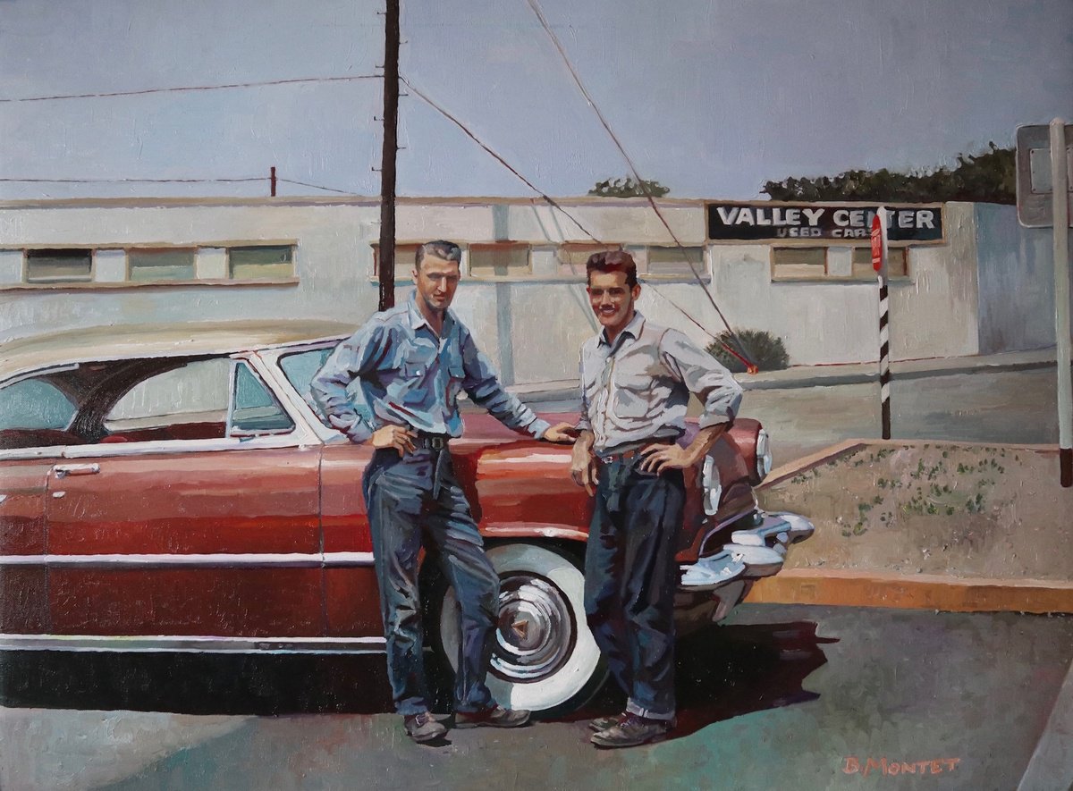 Photorealistic Portrait Oil Painting By Benoit Montet, 34 X 26, Valley Center , Original Artwork