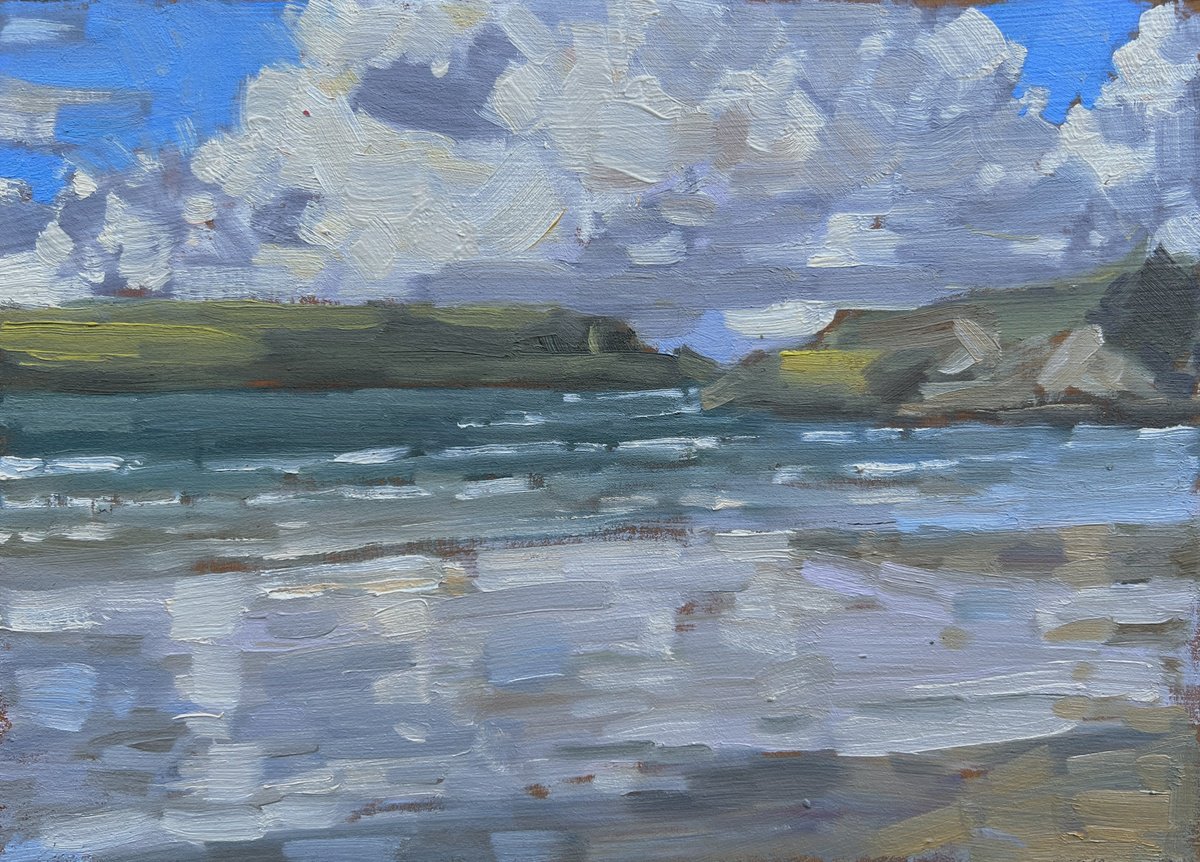 Daymer Bay skies by Louise Gillard