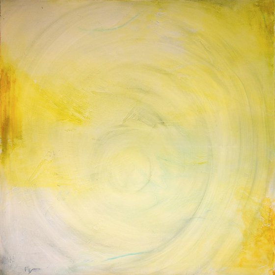 Large painting | Solaris & Sounds | 90x90x4 cm