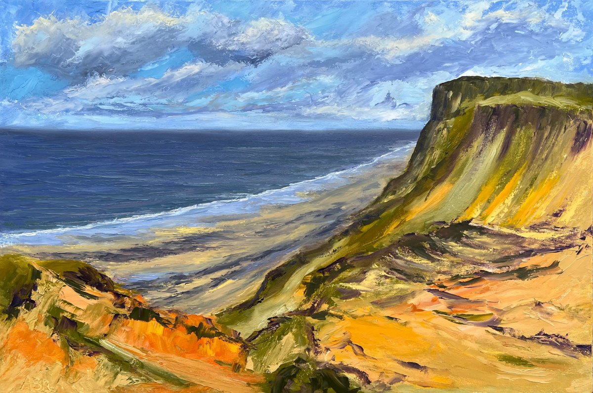 View from West Runton cliffs by Ashley Baldwin-Smith