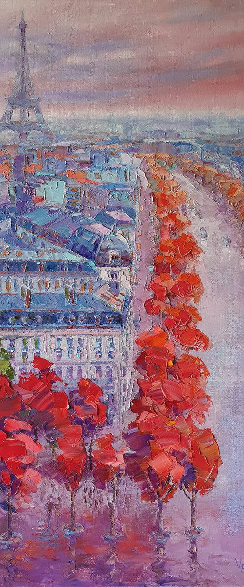 Warm Paris by Mary Voloshyna