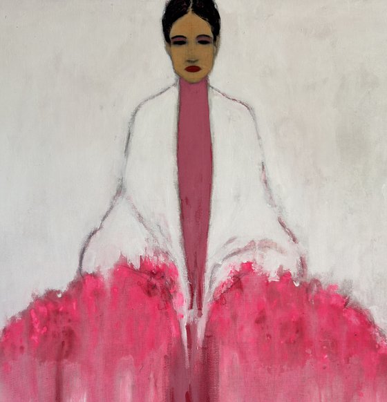 The Girl with Bouquet